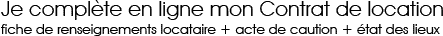Je compl�te en ligne mon contrat de bail